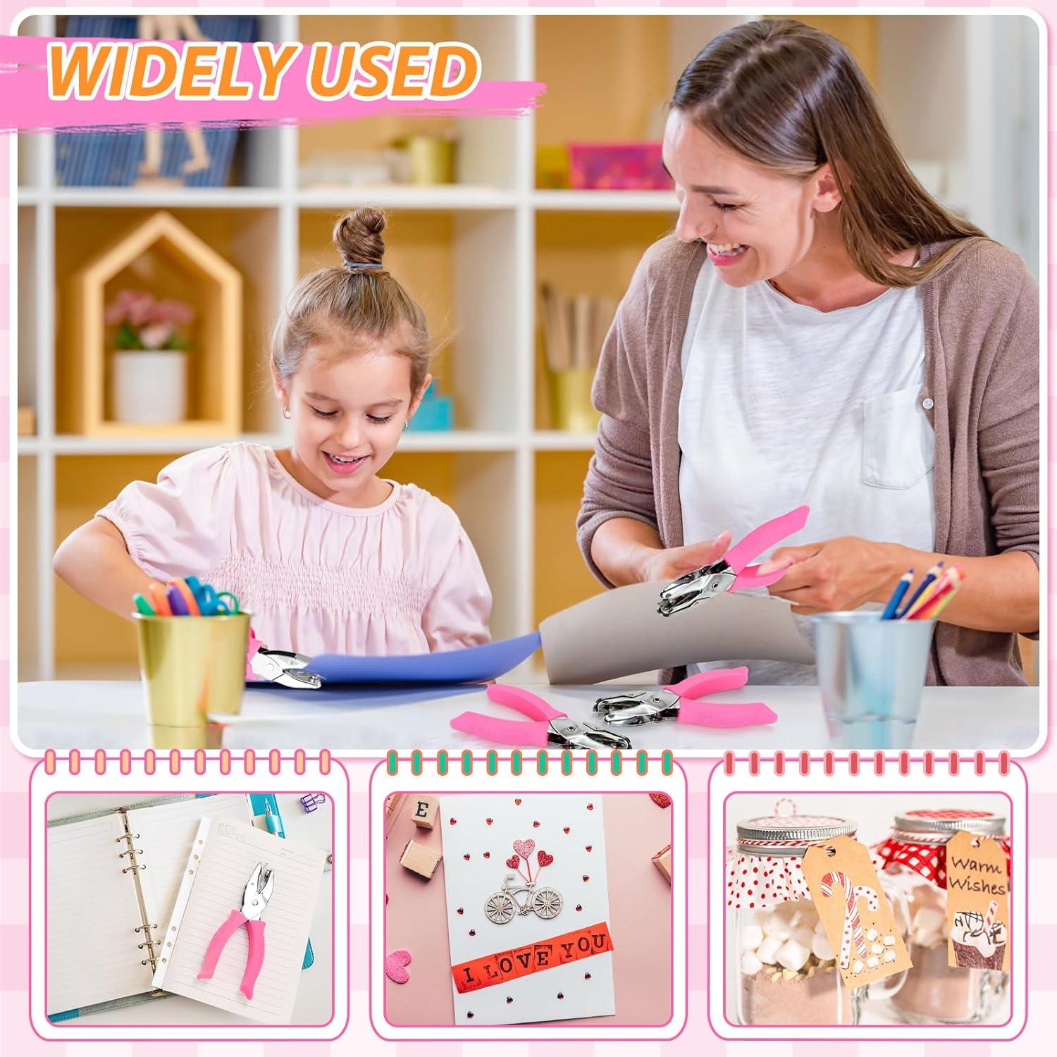 Juego de 6 Perforadoras MAPVOLUT para Manualidades - 1/4"