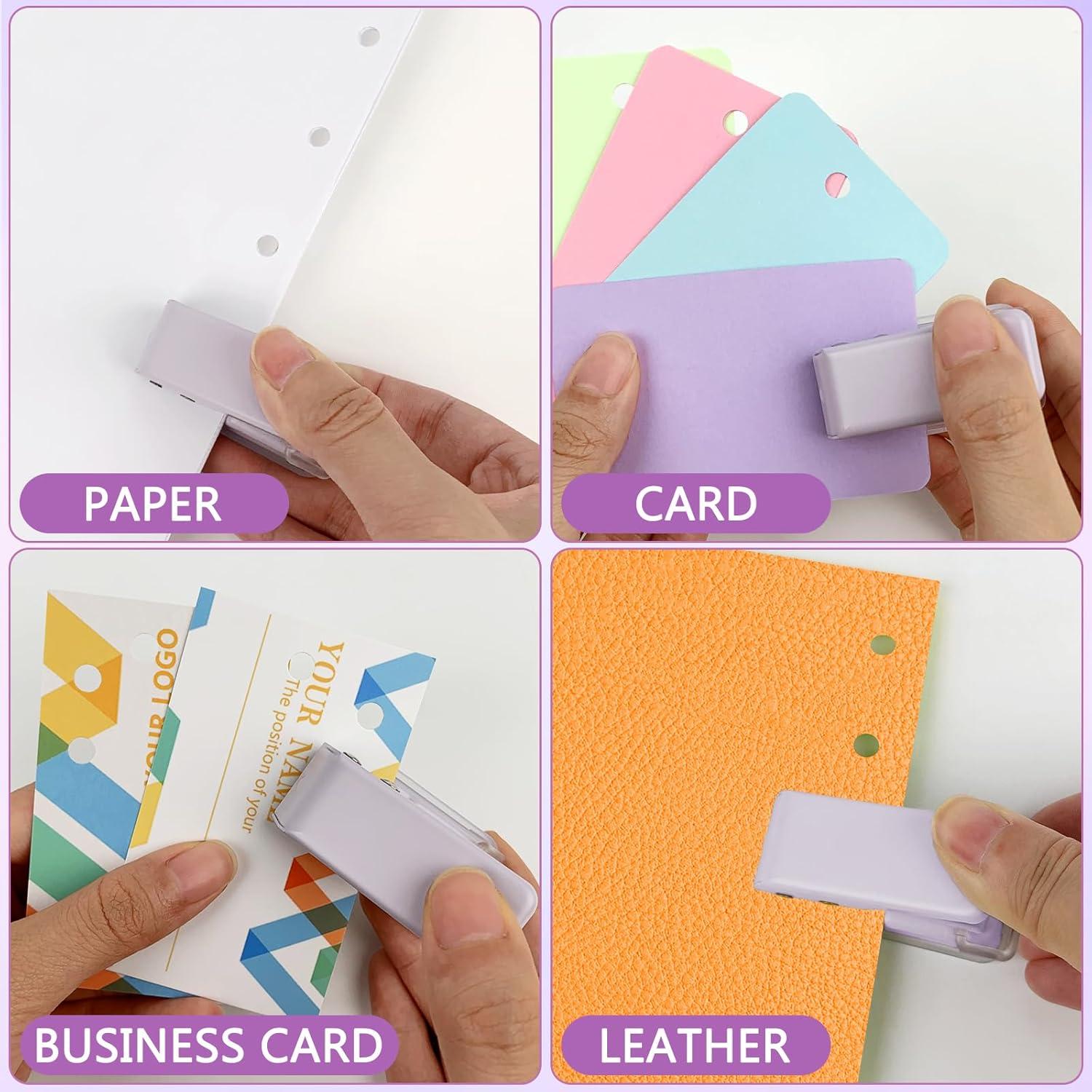 Perforadora de Un Solo Orificio Zufecy 6mm para Papel y Manualidades