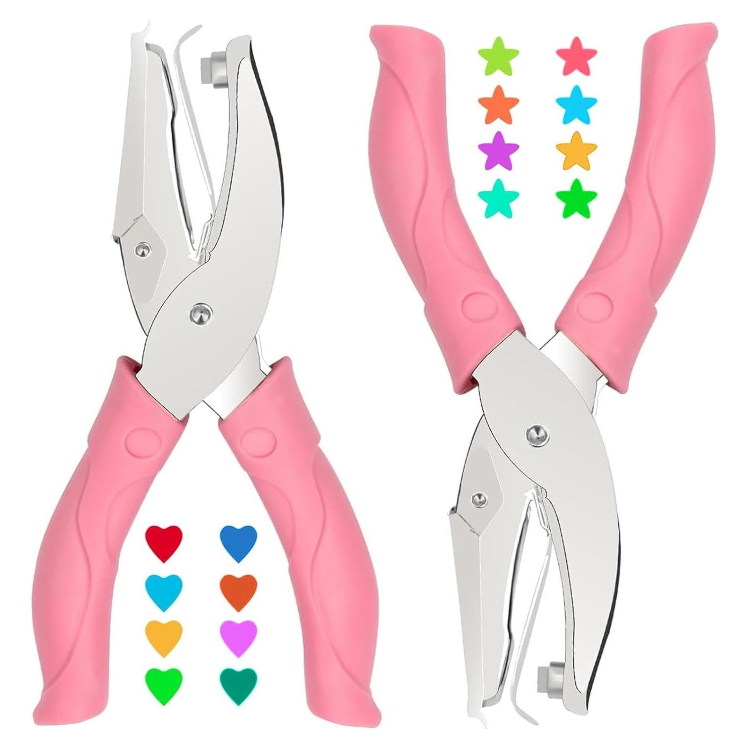 Set de 2 Perforadoras de Papel Starfa Lab - Corazón y Estrella