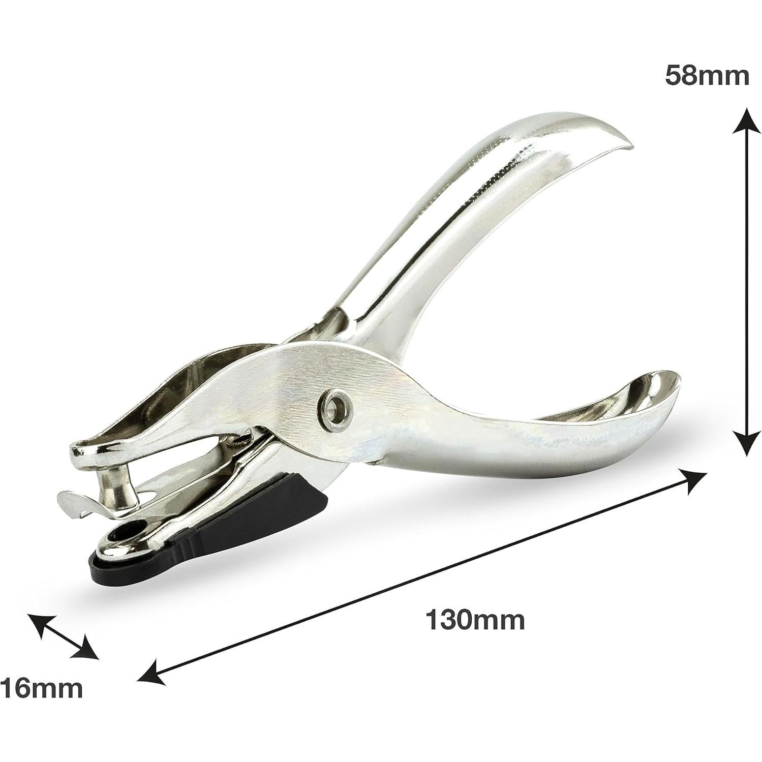 Paquete de 3 Alicates Perforadores Rapesco 1739 Metal 10 Hojas