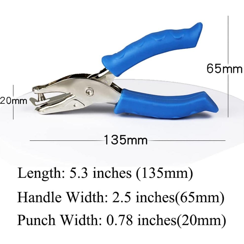 Perforadora de Papel Bioamy 6mm Manual para Oficina y Escuela