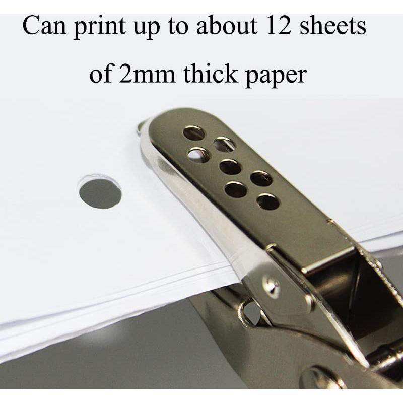 Perforadora de Papel Bioamy 6mm Manual para Oficina y Escuela