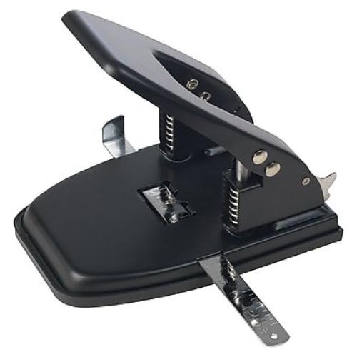 Perforadora de 2 Agujeros 1EnLaOficina, Capacidad 28 Hojas, Negra