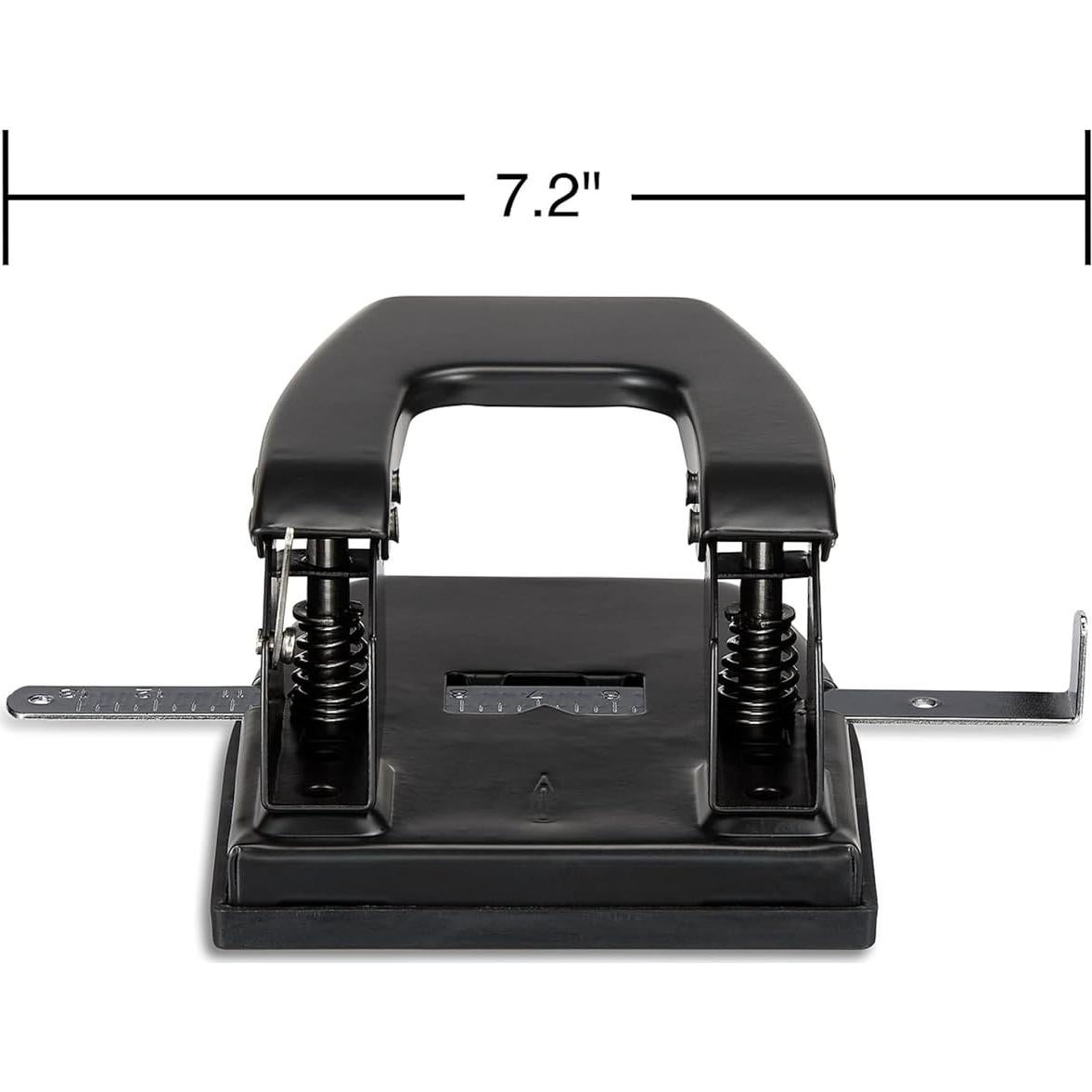 Perforadora de 2 Agujeros 1EnLaOficina, Capacidad 28 Hojas, Negra