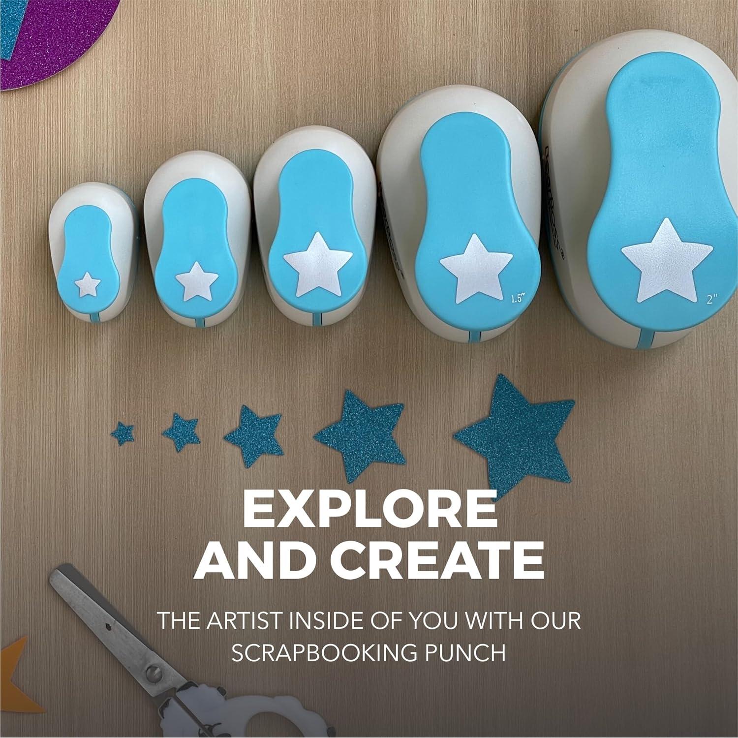 Perforadora de Papel Estrella BearBoss - 5 Tamaños, Manual