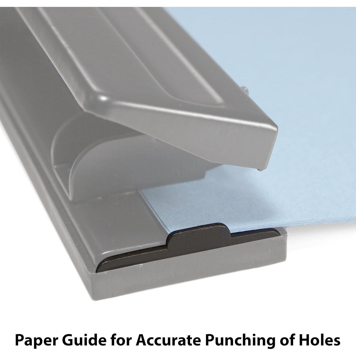 Perforadora Estándar Officemate 3 Agujeros Negra 8 Hojas