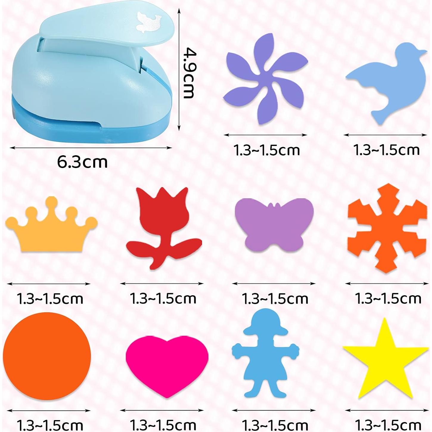 Troqueladoras de Papel Mini Outus - 10 Piezas para Manualidades