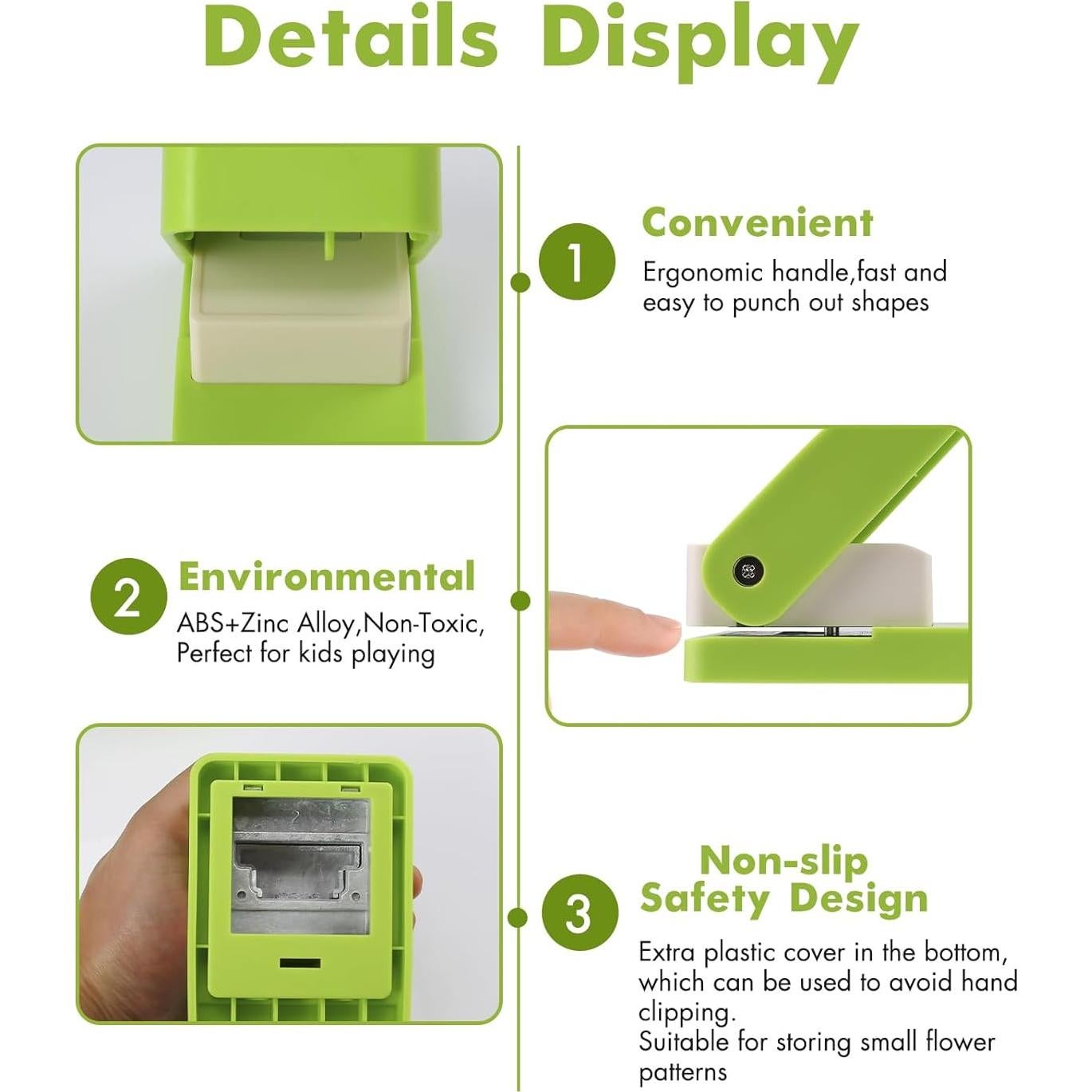 Troquelador de Papel LOONENG para Pestañas Personalizadas - 19.1x11.6cm