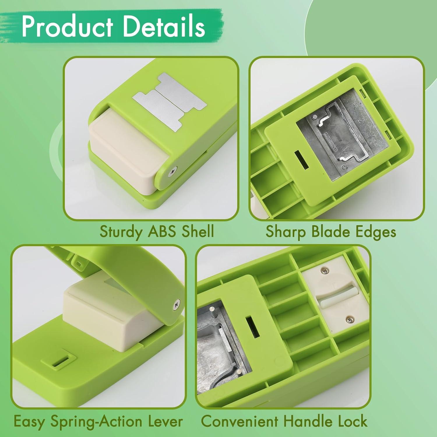 Troquelador de Papel LOONENG para Pestañas Personalizadas - 19.1x11.6cm