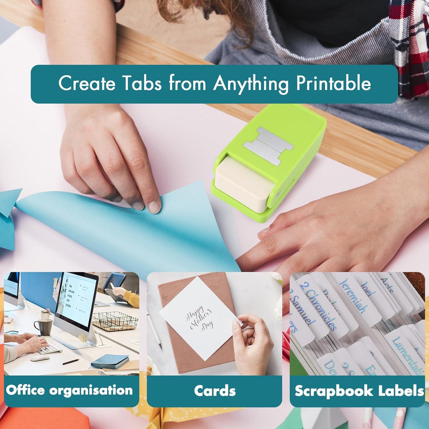 Troquelador de Papel LOONENG para Pestañas Personalizadas - 19.1x11.6cm