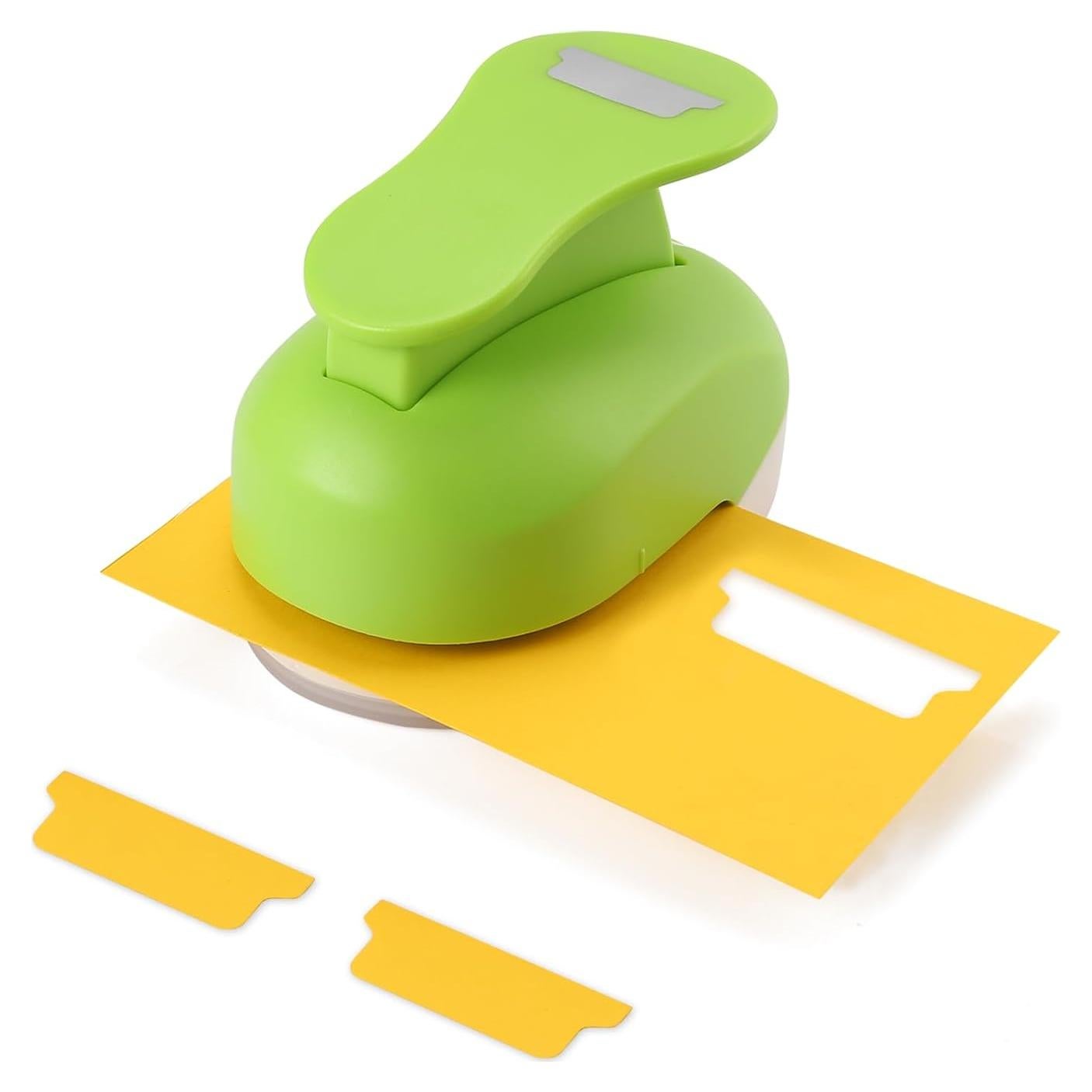 Perforadora de Papel de Pestañas HAUSTGO 2" - Ideal para Scrapbooking