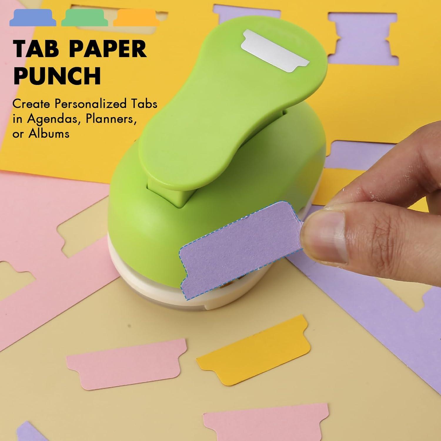 Perforadora de Papel de Pestañas HAUSTGO 2" - Ideal para Scrapbooking