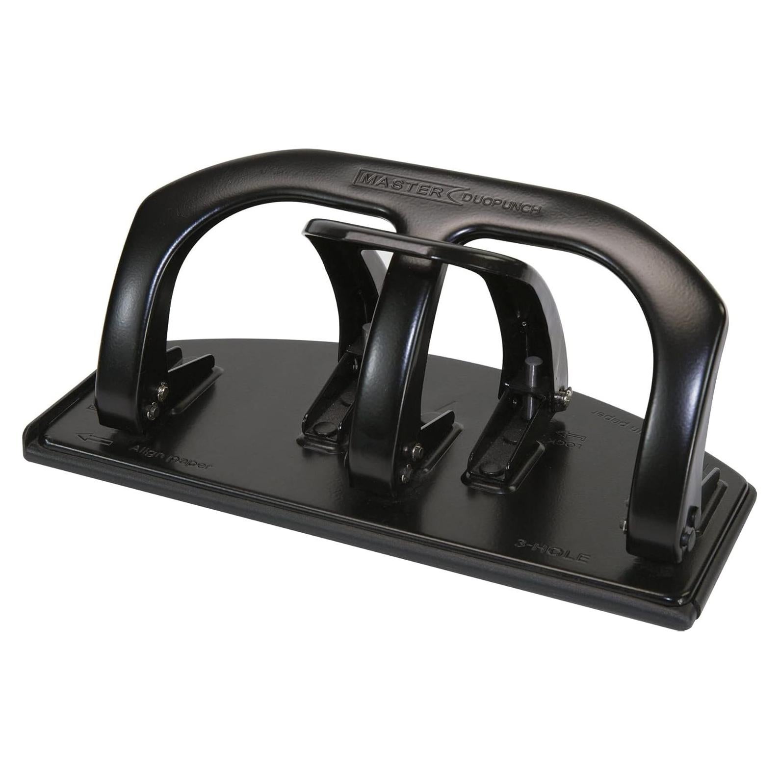 Perforadora de papel Master DP20, 2 y 3 agujeros, 20 hojas