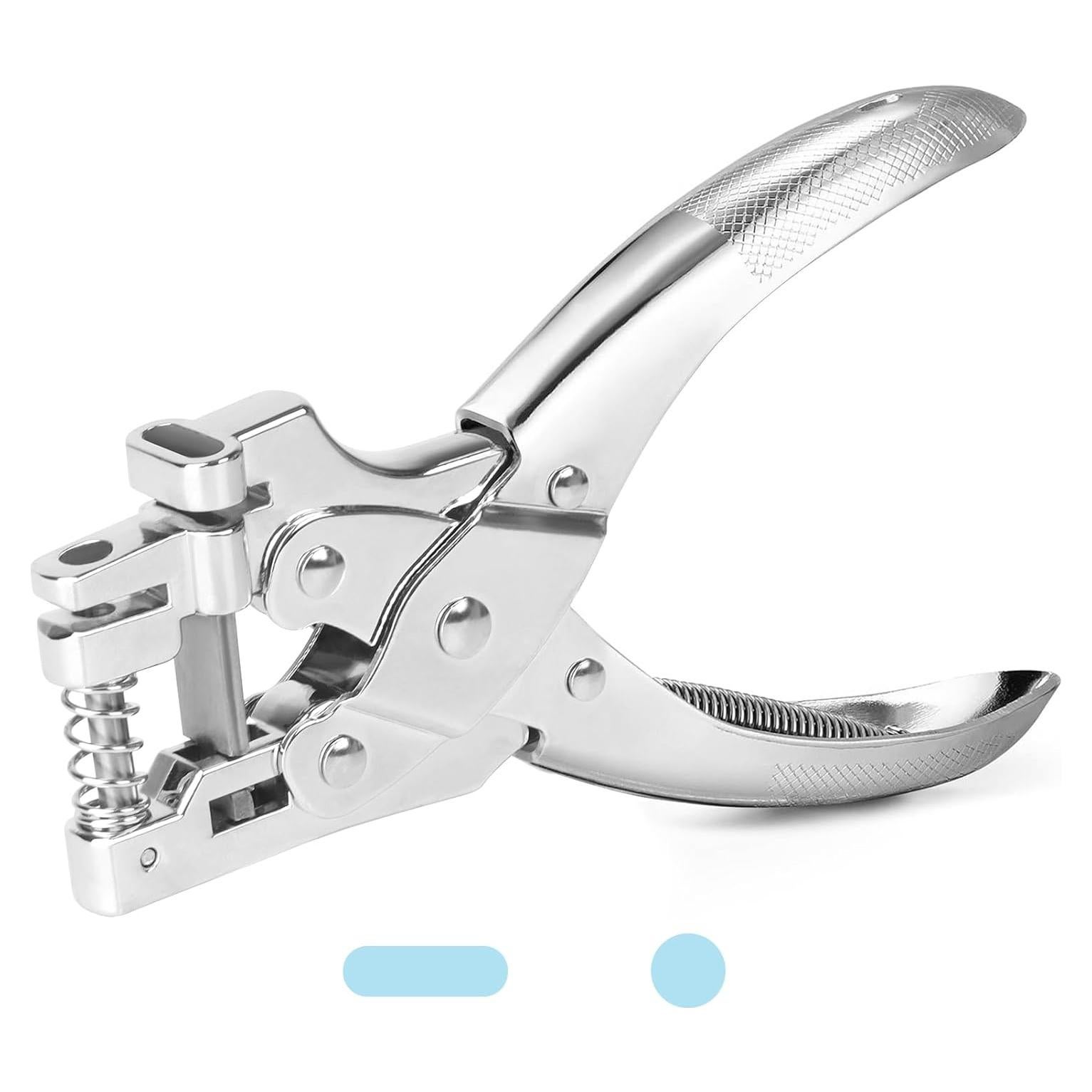 Perforadora 2 en 1 CAETOUNG de Mano Metal 5mm y 13x3mm