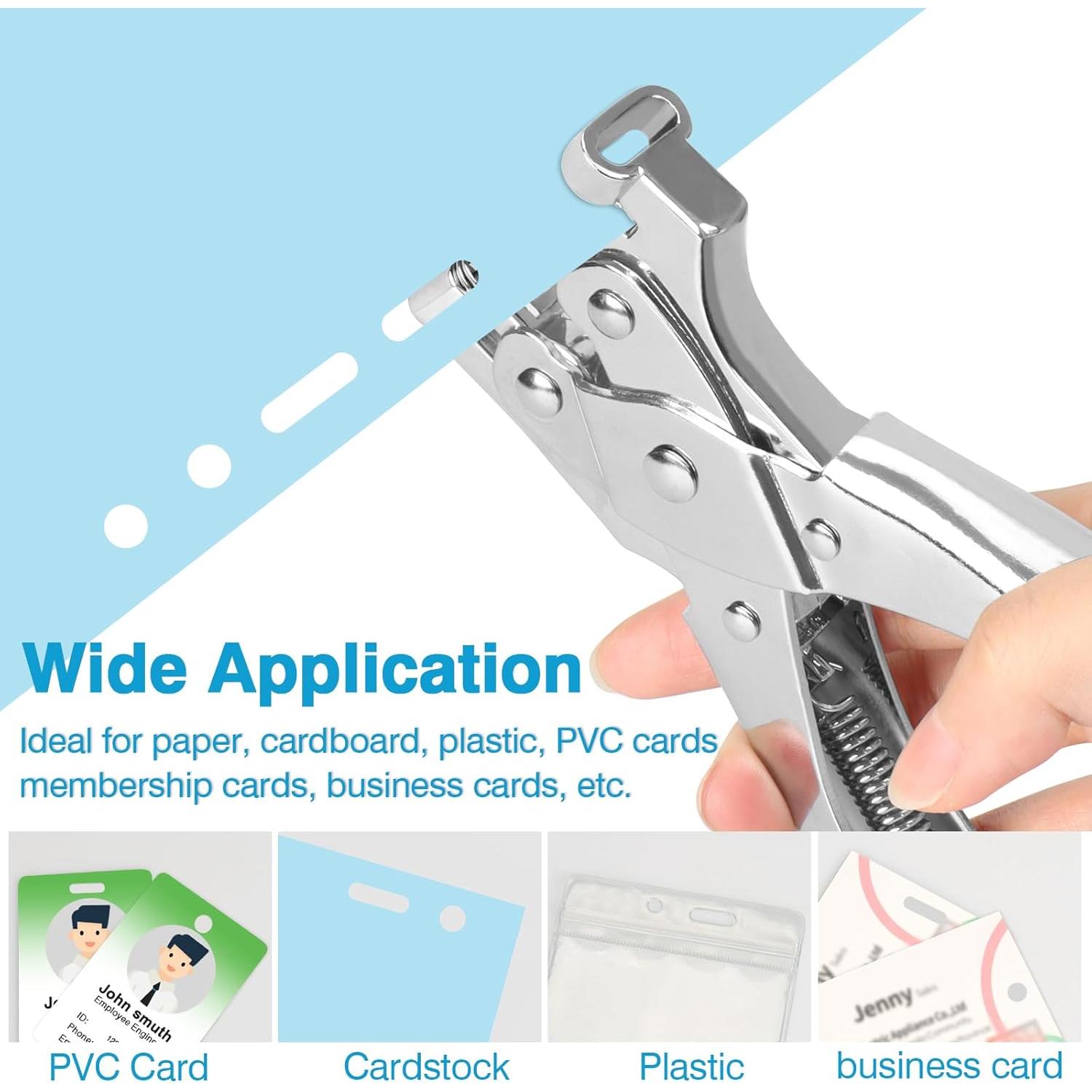 Perforadora 2 en 1 CAETOUNG de Mano Metal 5mm y 13x3mm