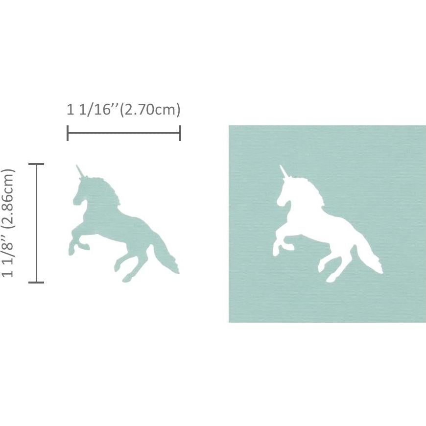 Troquel de Papel Bira Craft Unicornio 3 Formas 9.53 cm