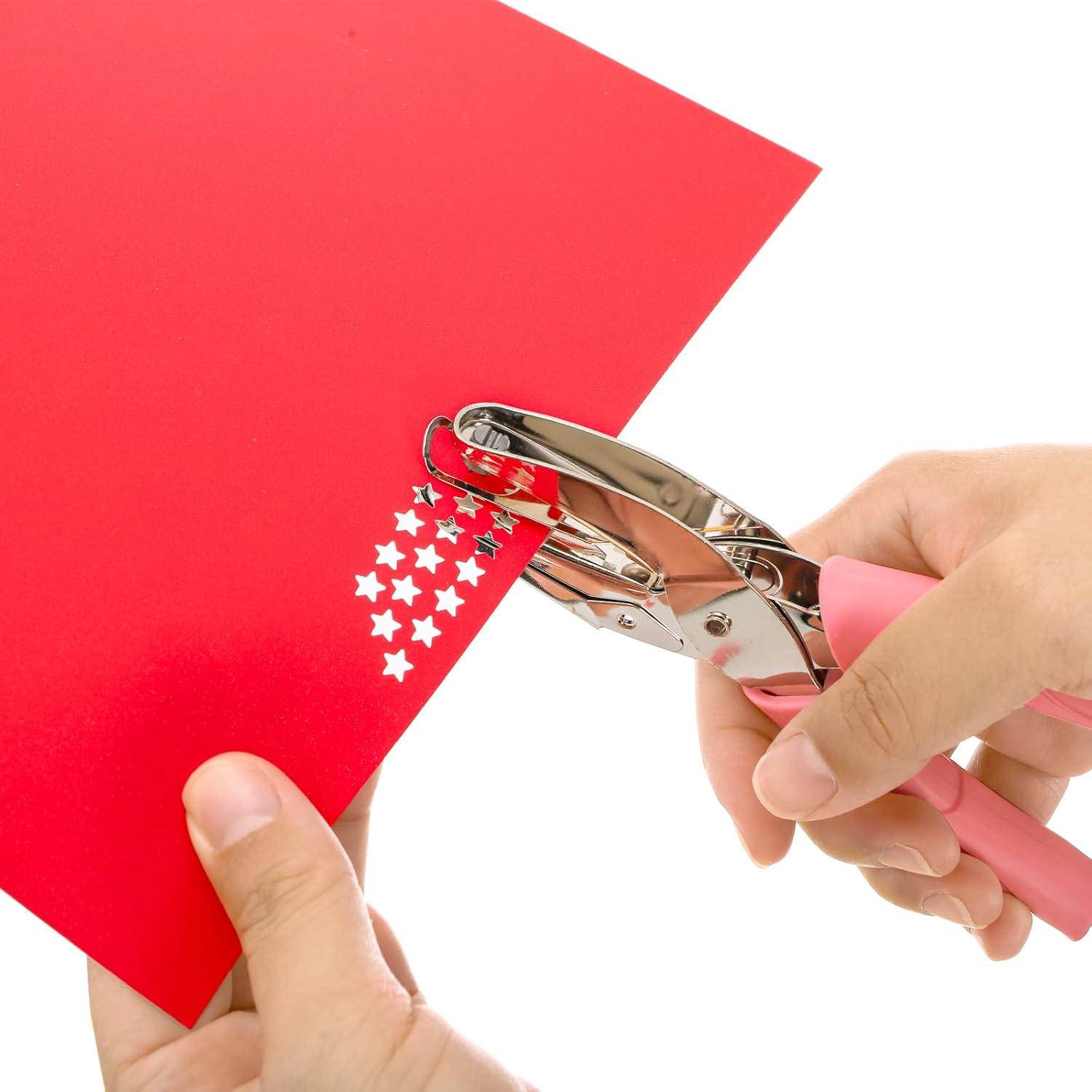 Perforadoras de Papel Jucoan 5 Piezas Metal 1/4 1/8 1/16