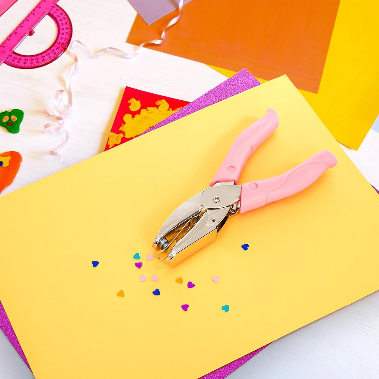 Perforadoras de Papel Jucoan 5 Piezas Metal 1/4 1/8 1/16