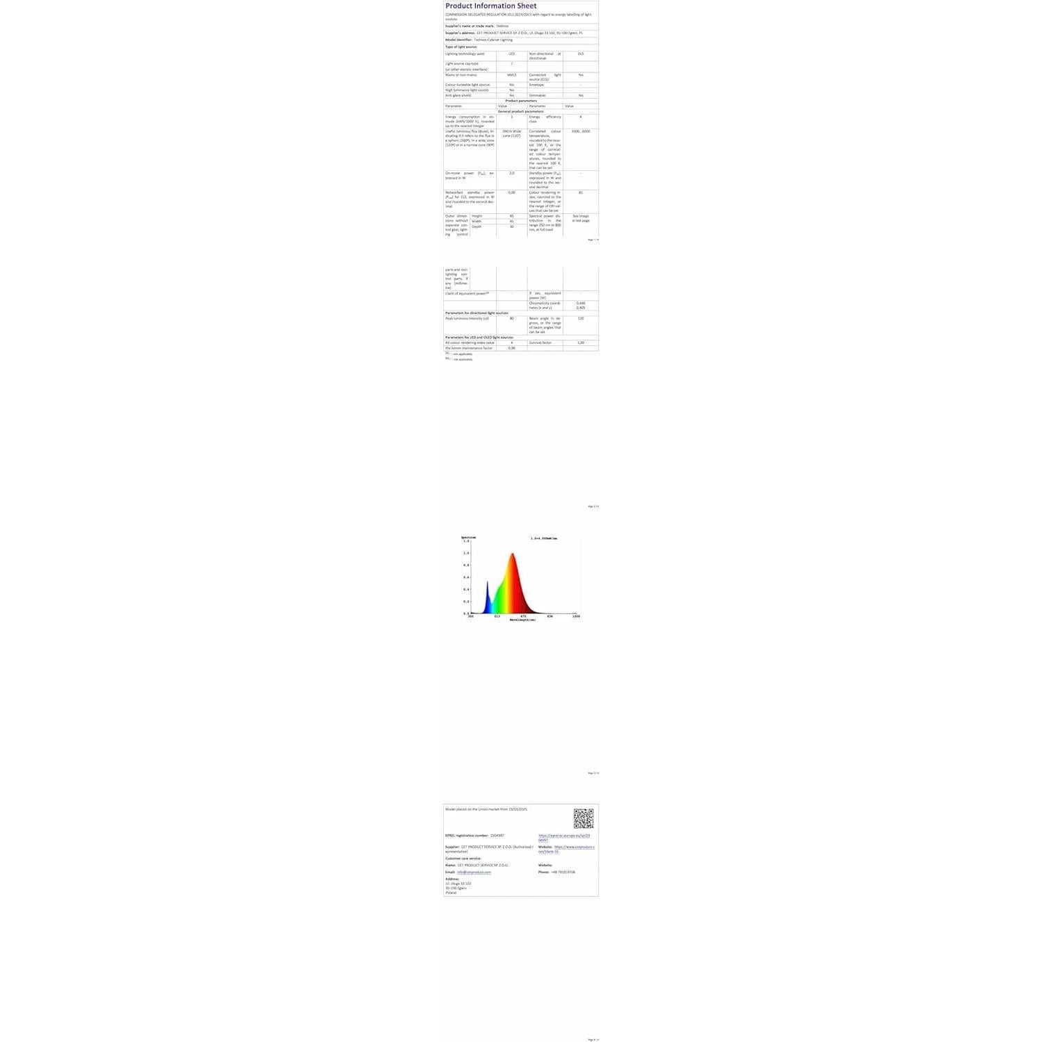 Luces Puck Recargables Tedmos 2400mAh con Control Remoto