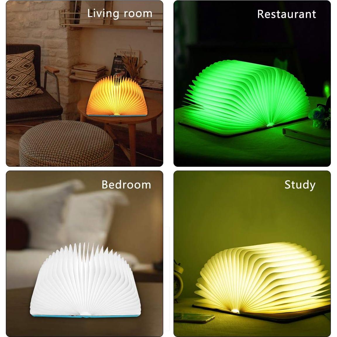 Lámpara de Libro Plegable XIUDI LED Recargable 21.8x16cm