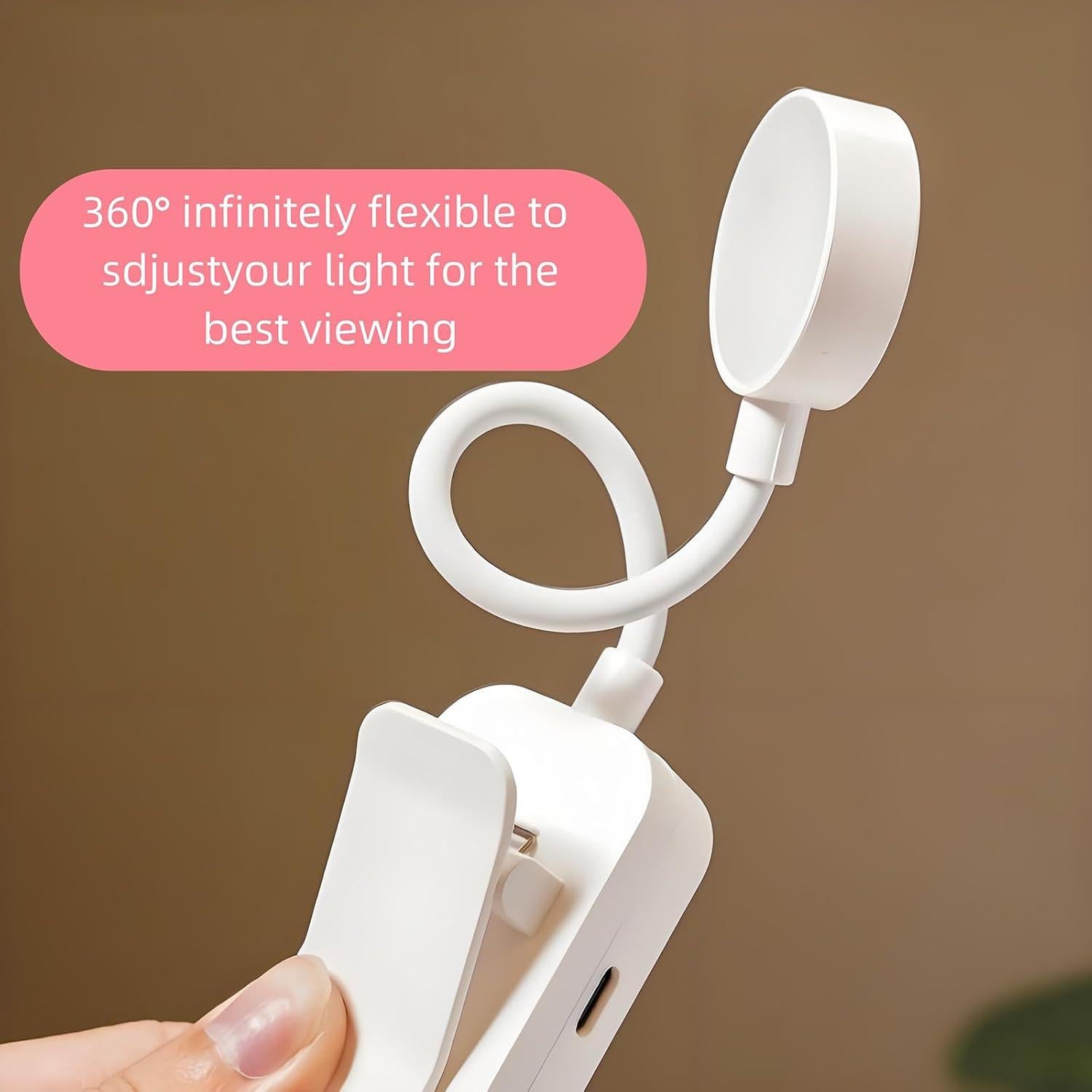 Luz de Libro Darlur Rojo - Paquete de 2, 3 Modos, Cuidado Ojos