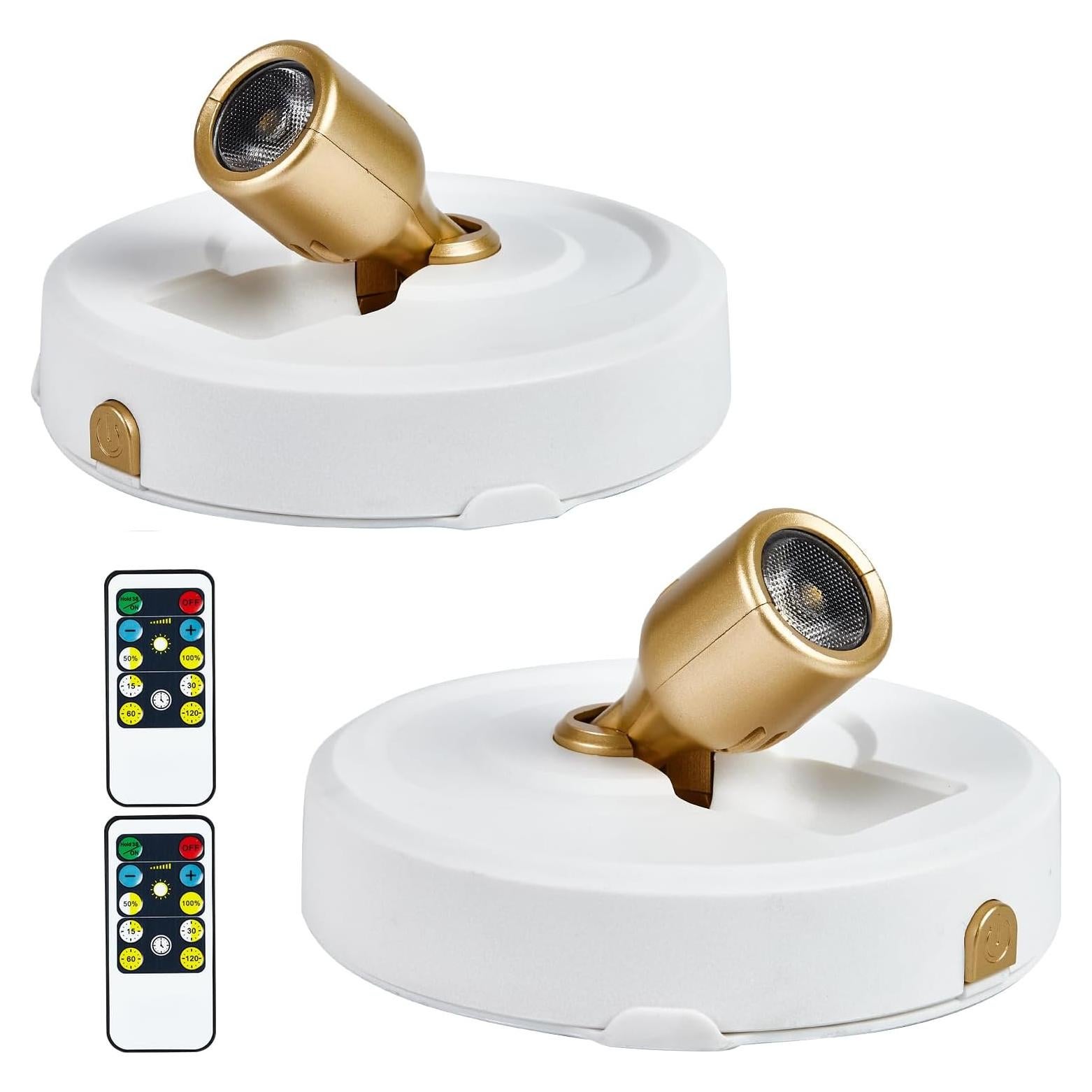 Foco Inalámbrico a Batería HOFUY UCSpot-BJ, Paquete de 2 Luces