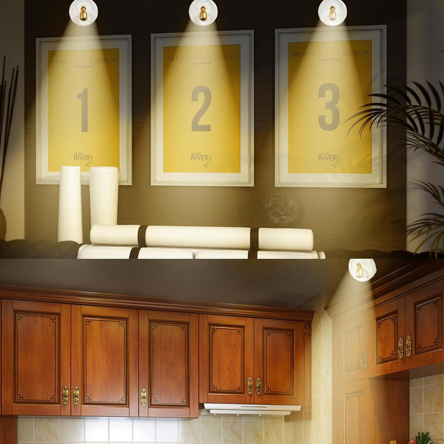 Foco Inalámbrico a Batería HOFUY UCSpot-BJ, Paquete de 2 Luces