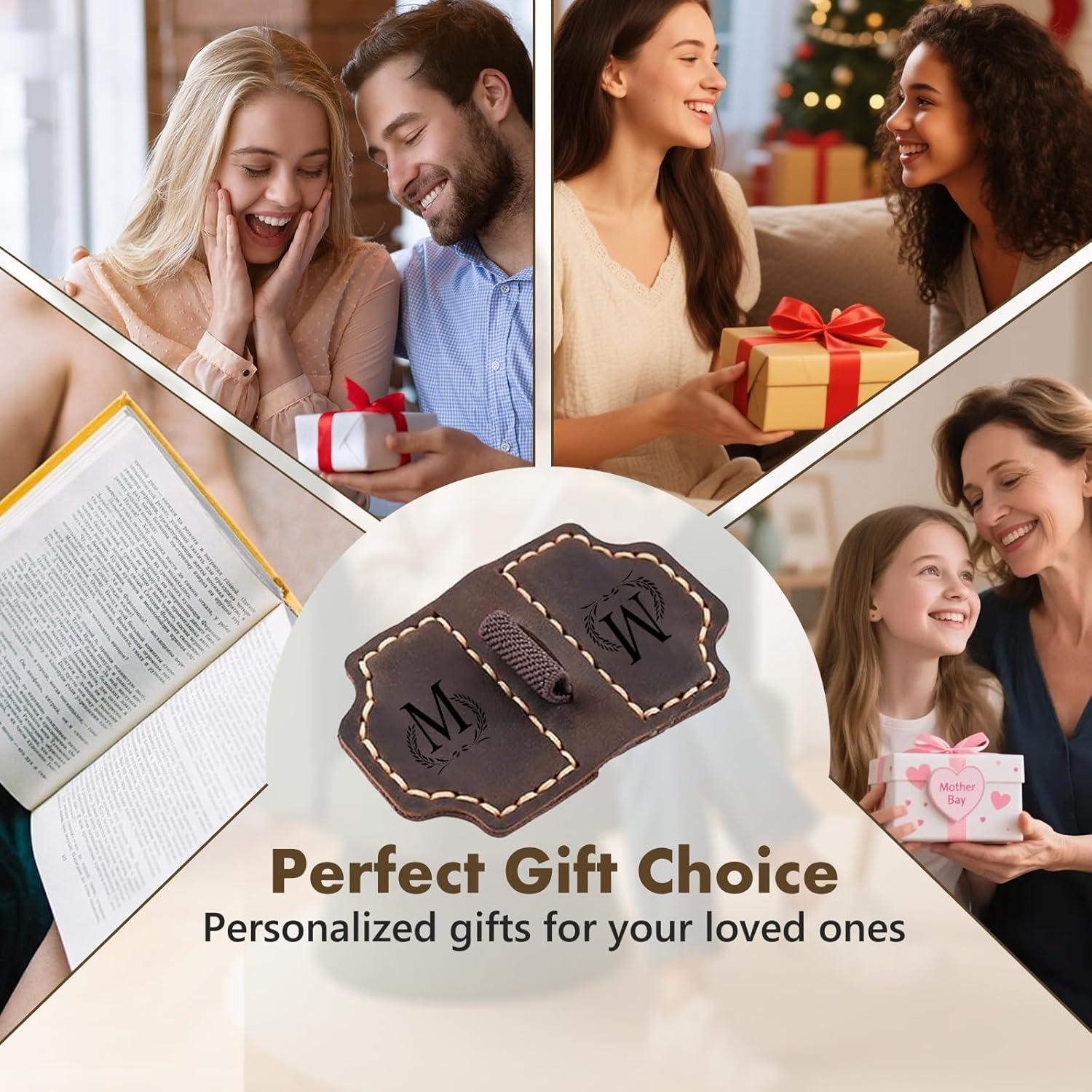 Marcador de Páginas Magnético de Cuero Aebgsa Personalizado