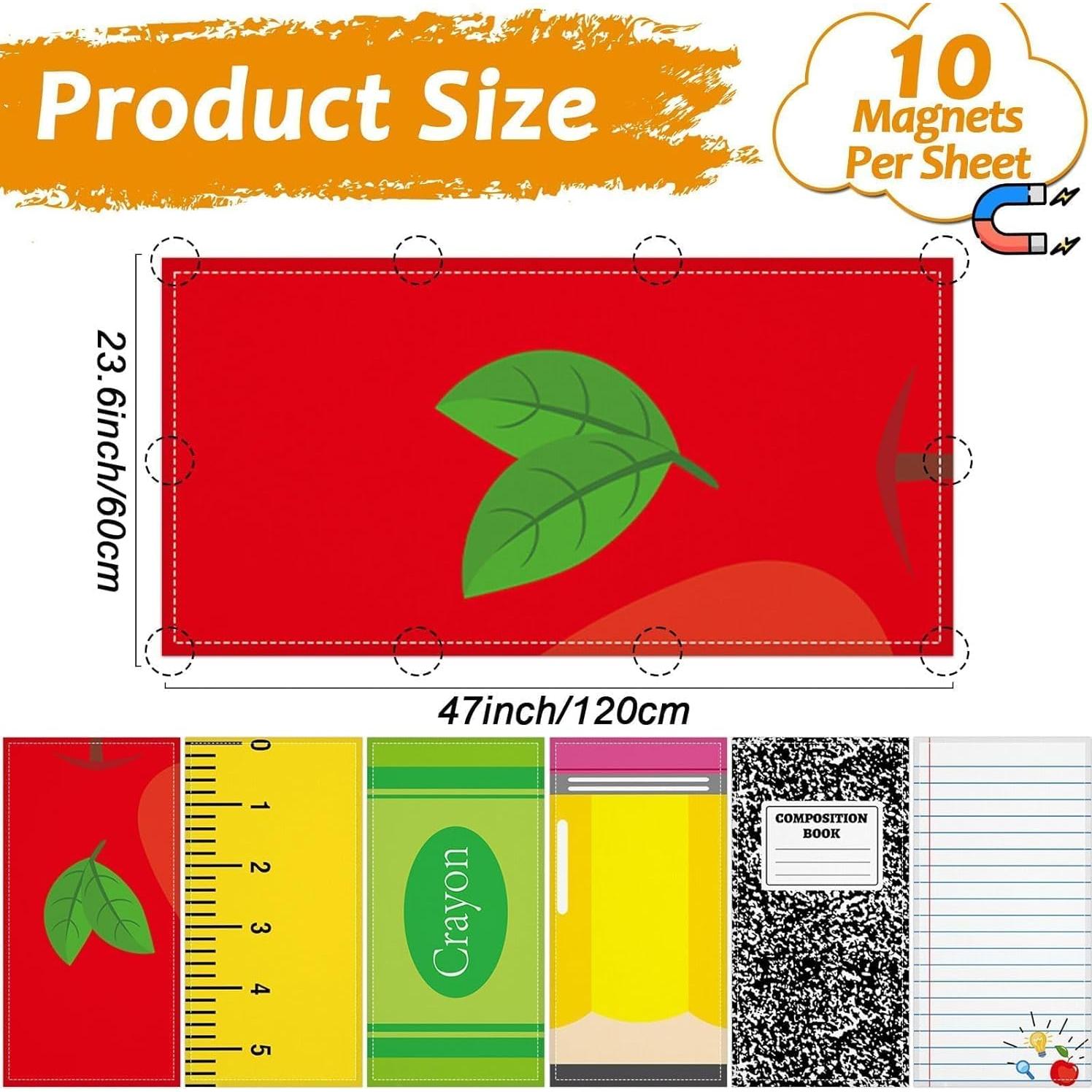 6 Filtros de Luz Fluorescente Magnéticos Wiooffen 120x60cm