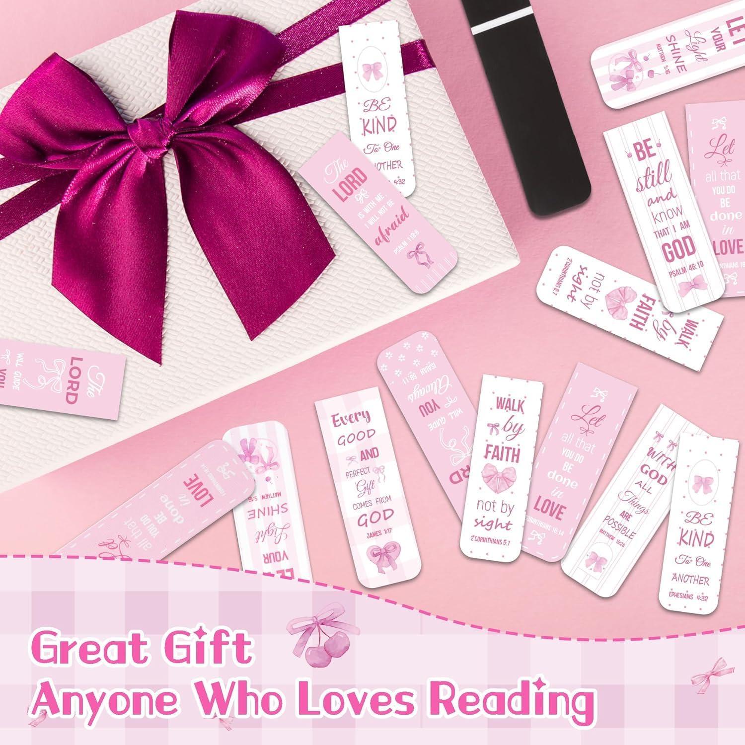 Marcadores Magnéticos Haooryx - 48 Pcs Rosa Inspiracionales