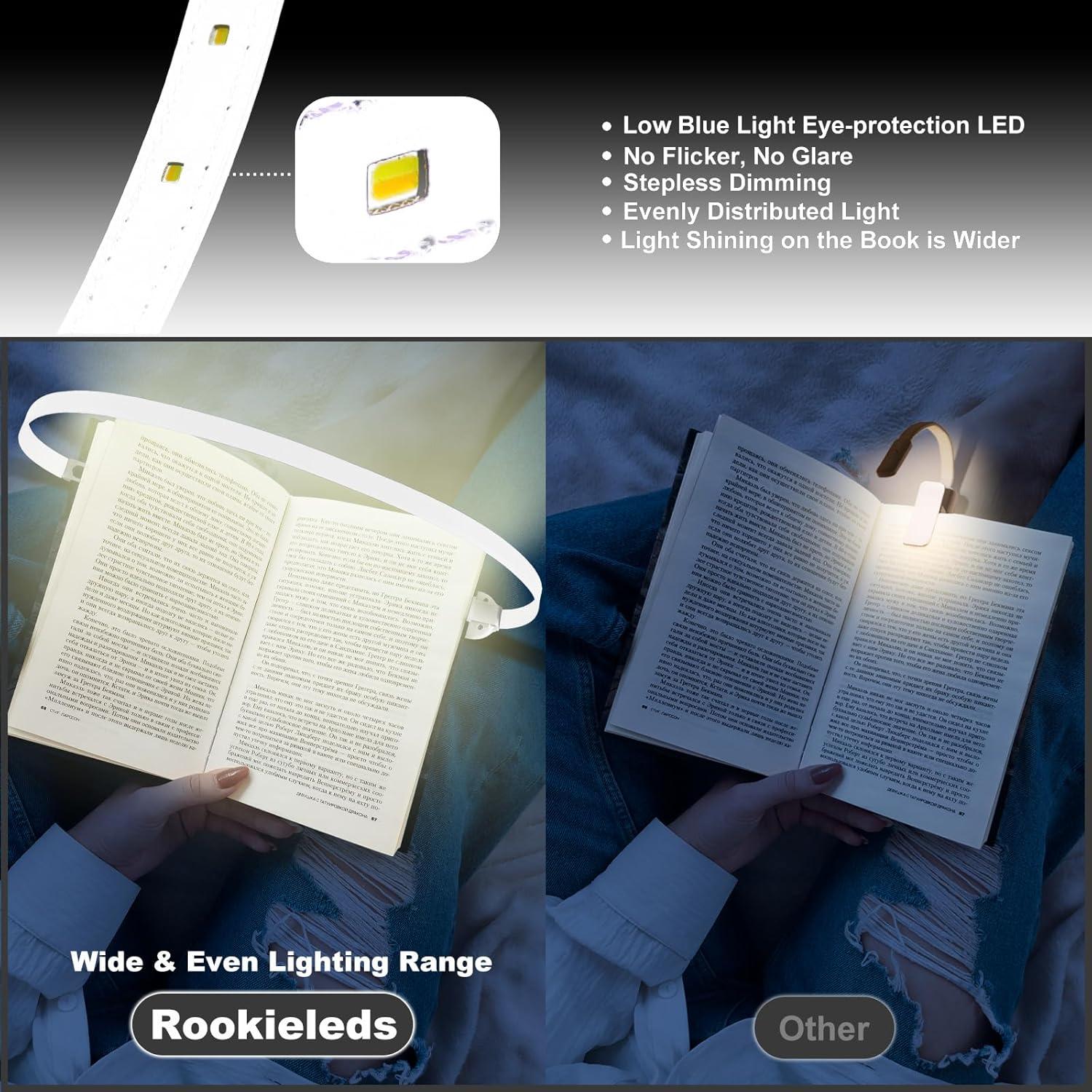 Luz de libro recargable Dongguan Kuke BLA20R 12 LED 4 colores