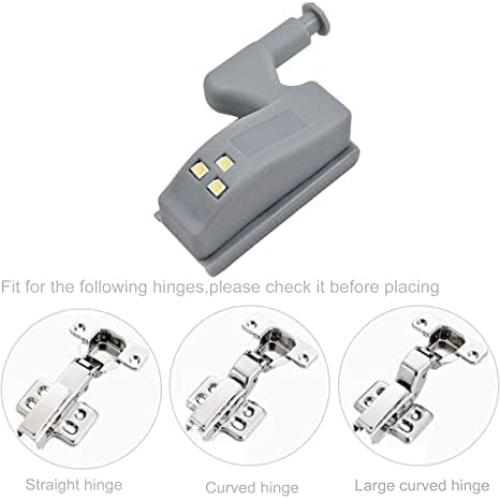 Paquete de 12 luces LED con sensor LiXiongBao para armarios