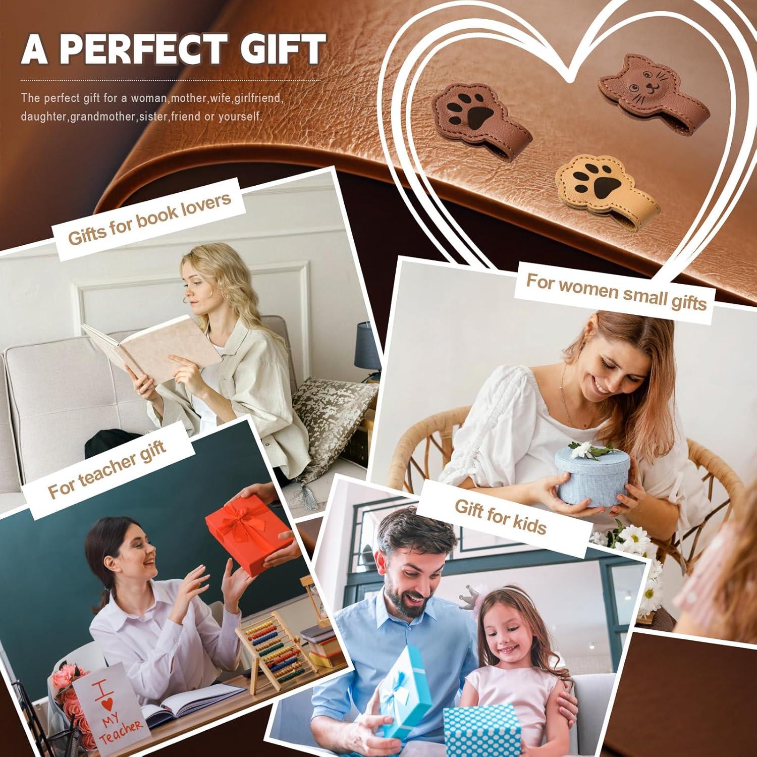 Marcadores Magnéticos de Cuero PU Likesing - 11.5x3.7cm