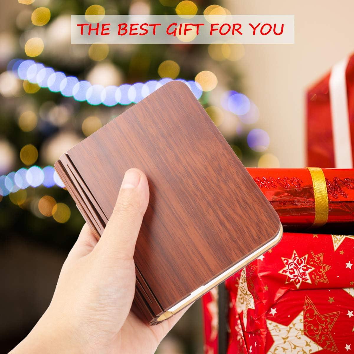 Lámpara de Libro Plegable XIUDI LED Madera 10x8cm 8 Colores