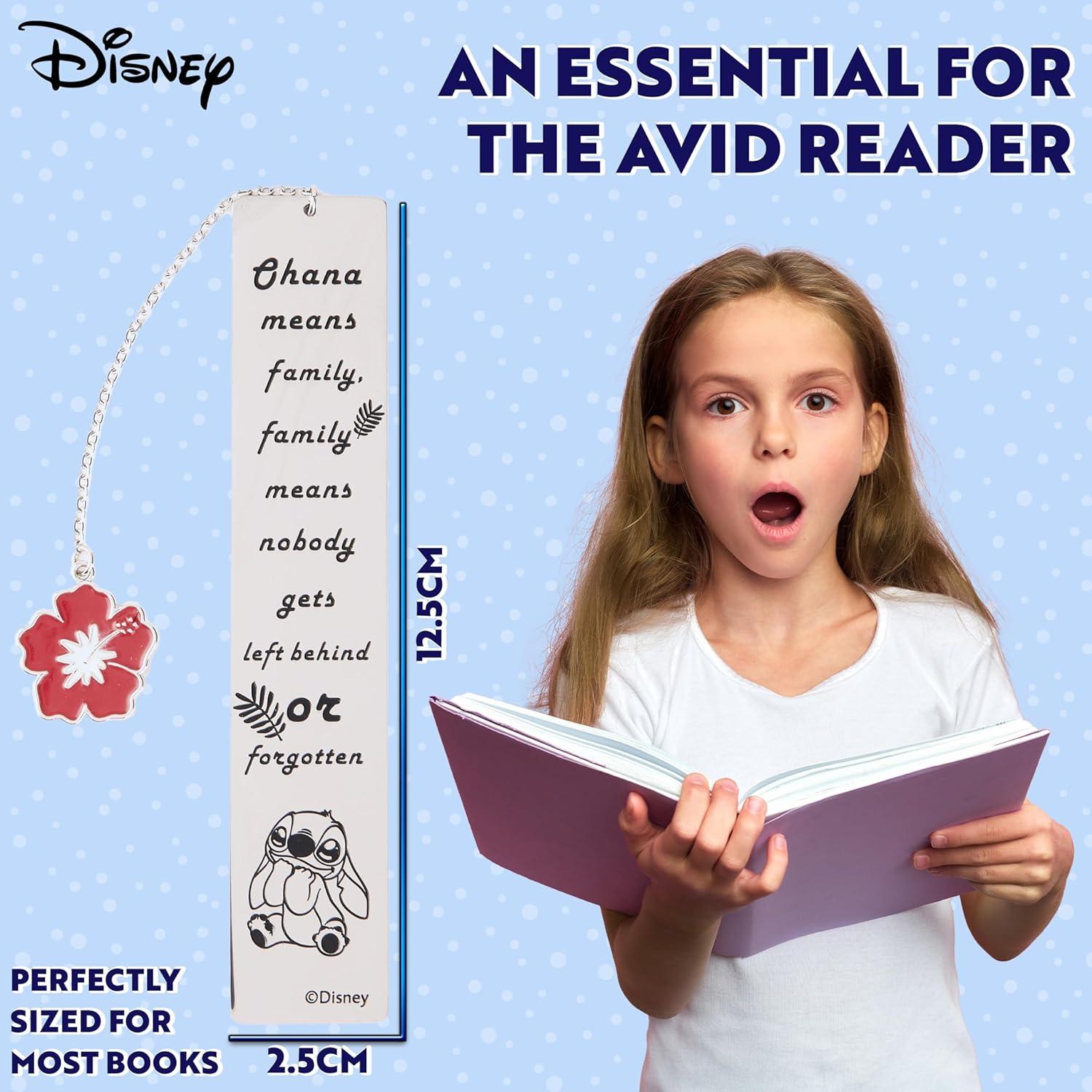 Marcador de Libros Disney Stitch Acero Inoxidable Plateado