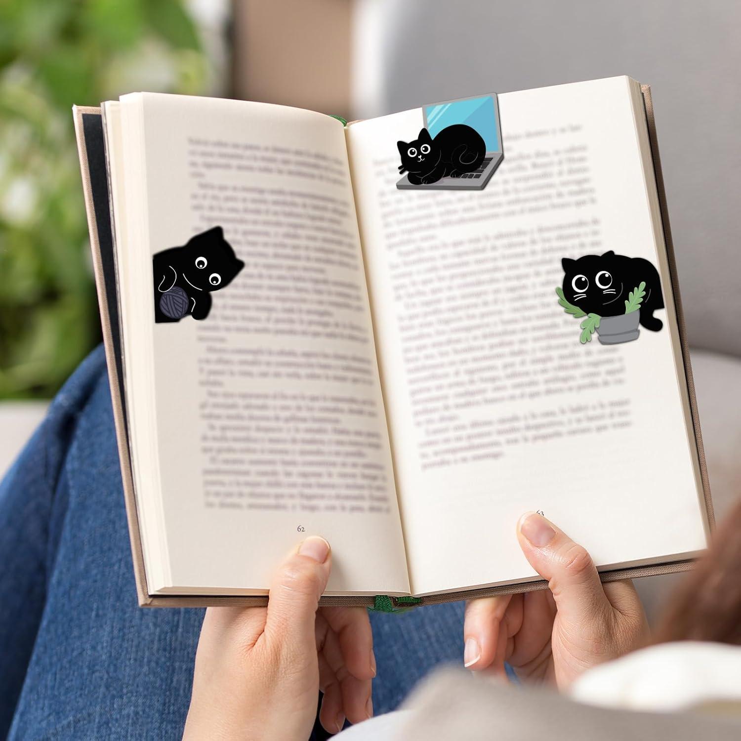 10 Marcadores Magnéticos de Gato Prudiut - Regalos Creativos