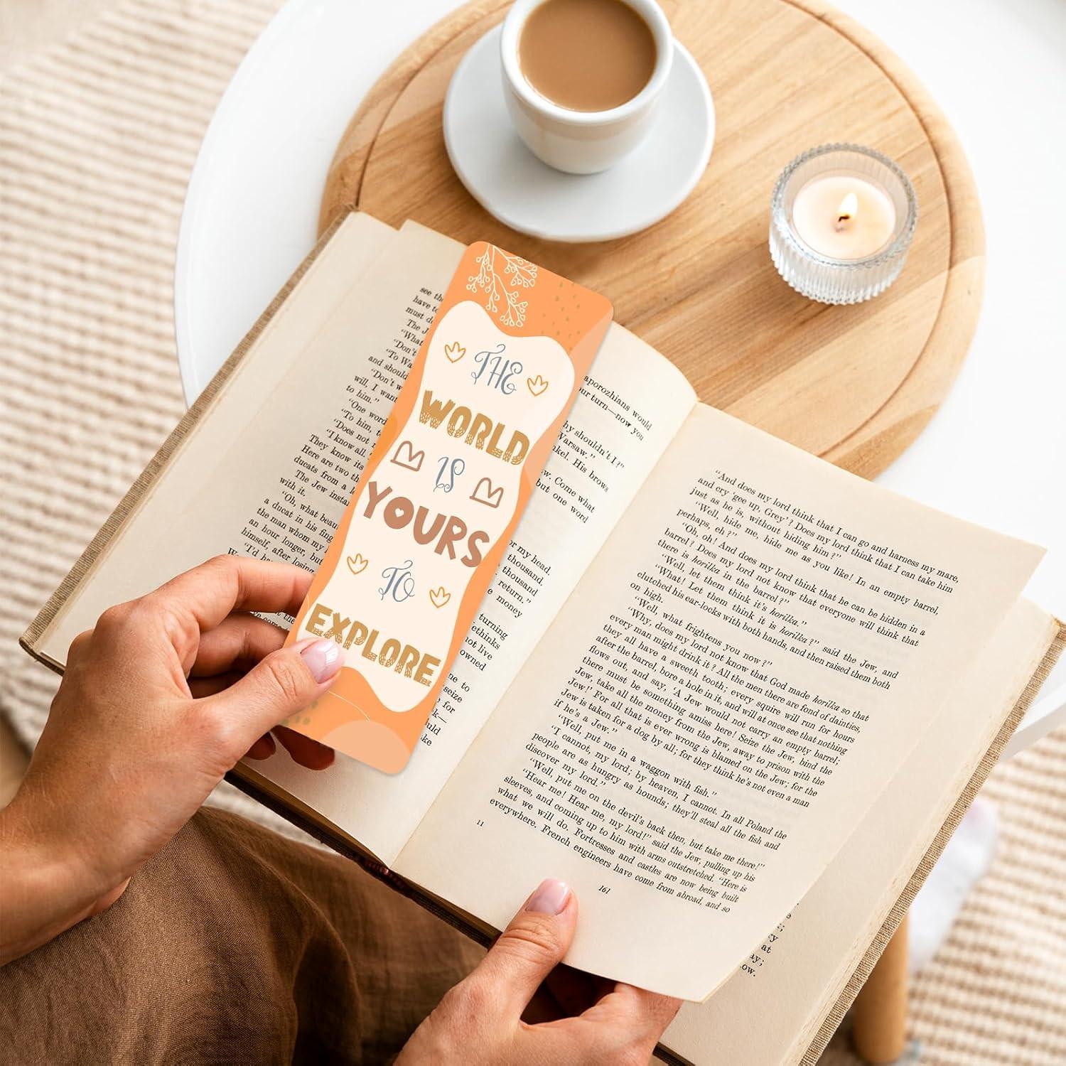 150 Marcadores de Libros Motivacionales Boho Zheyistep