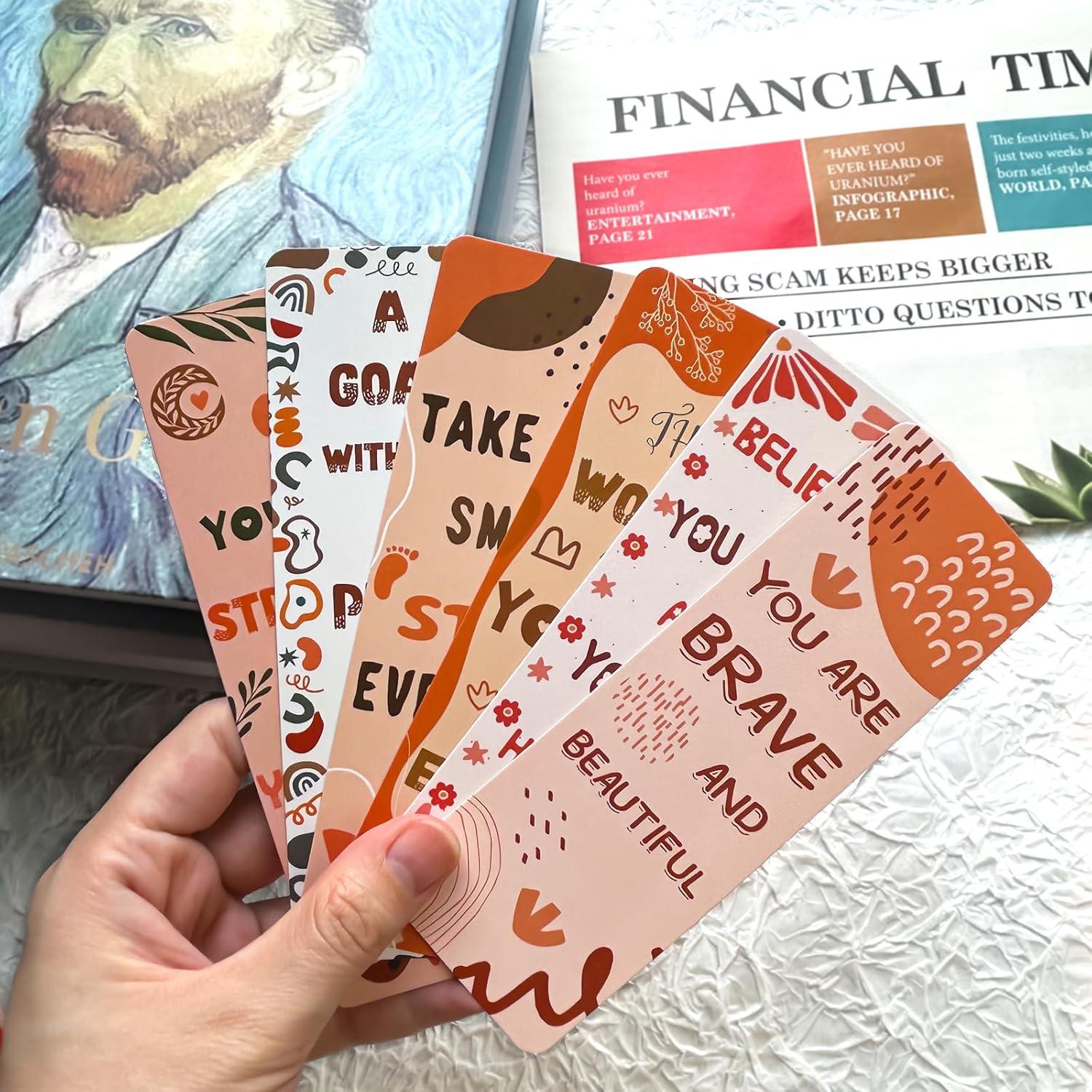 150 Marcadores de Libros Motivacionales Boho Zheyistep