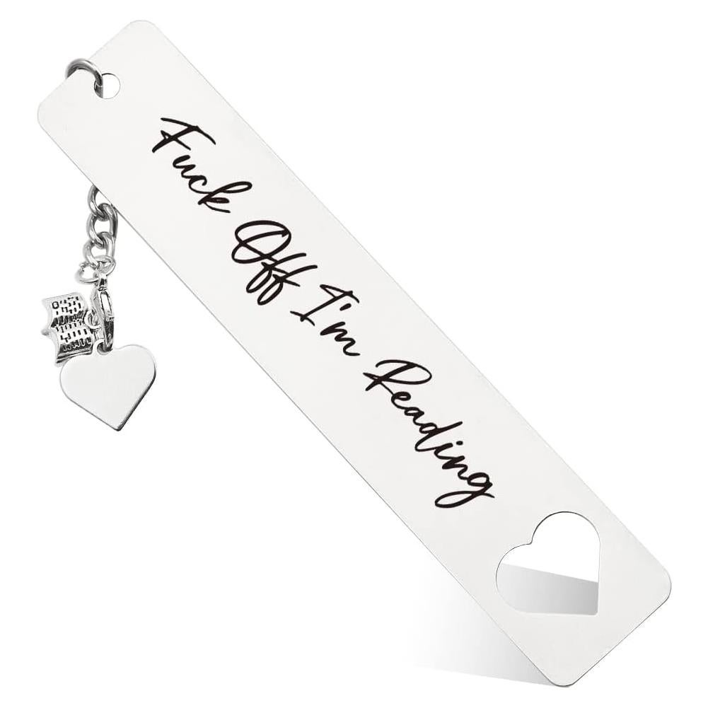 Marcador Divertido THRXOBN de Acero Inoxidable para Libros