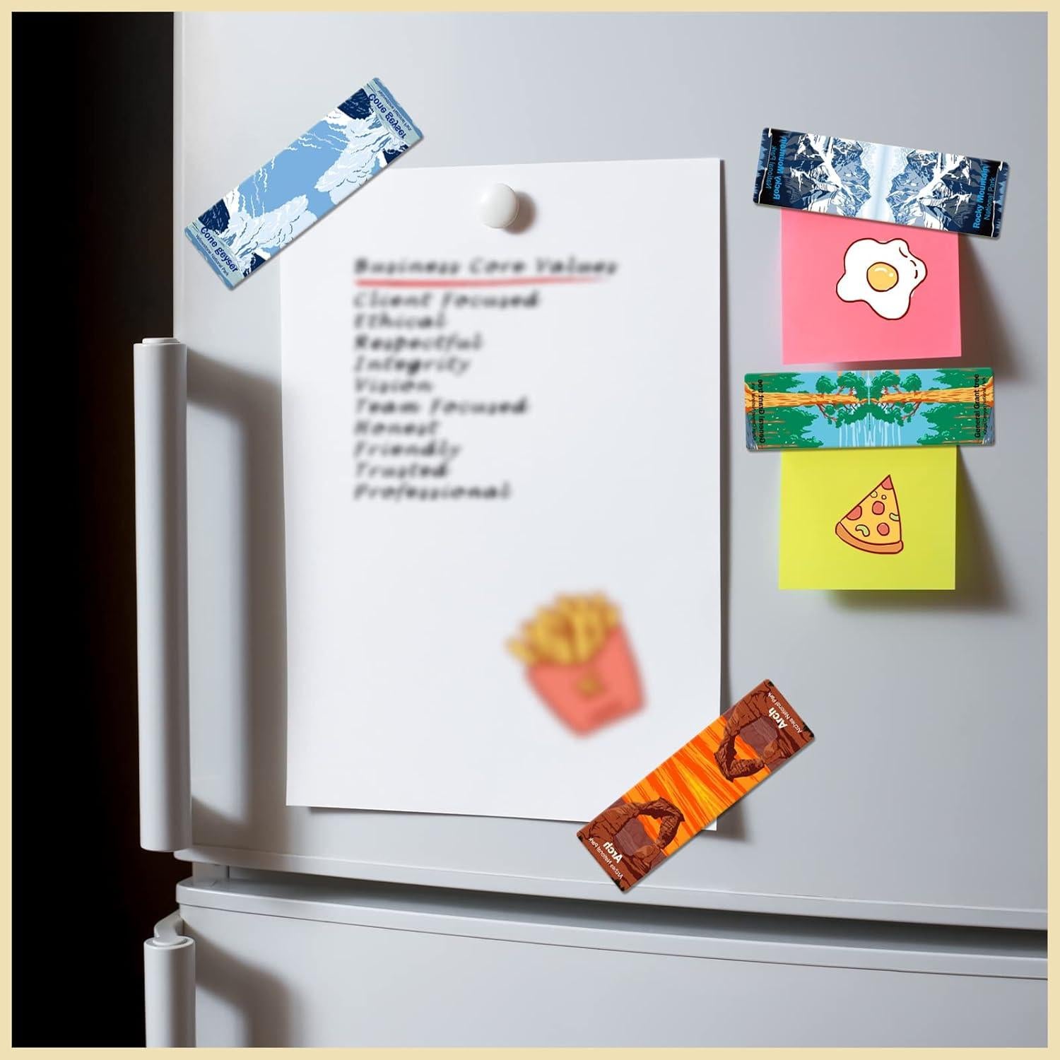 Marcadores de Página Magnéticos Outus - 24 Pcs Parques Nacionales