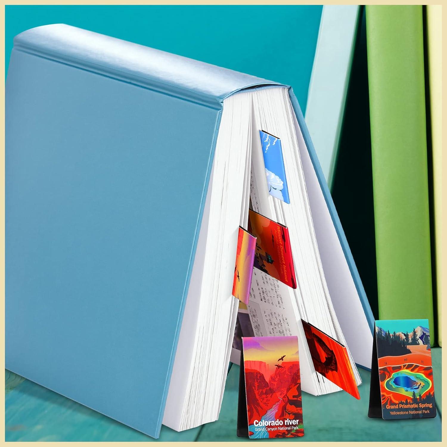 Marcadores de Página Magnéticos Outus - 24 Pcs Parques Nacionales