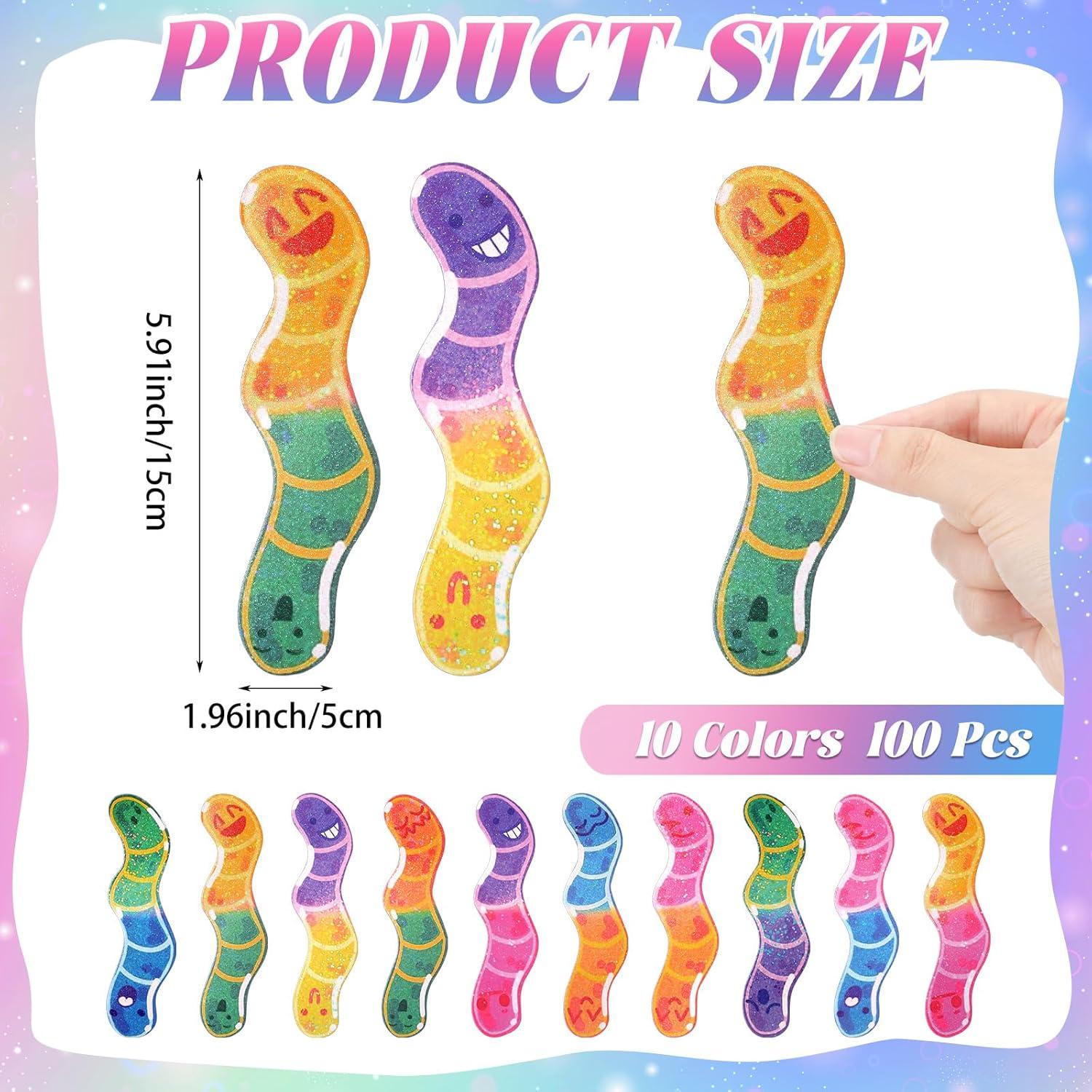 100 Marcadores de Libro Holográficos Skyygemm - Multicolor