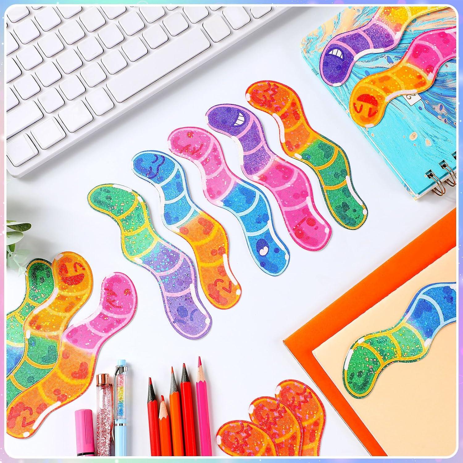 100 Marcadores de Libro Holográficos Skyygemm - Multicolor