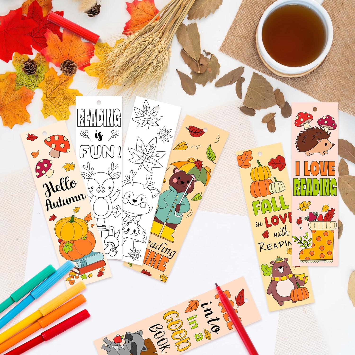 Marcadores para Colorear DIY X1zuue - 120 Pcs Animales Otoño