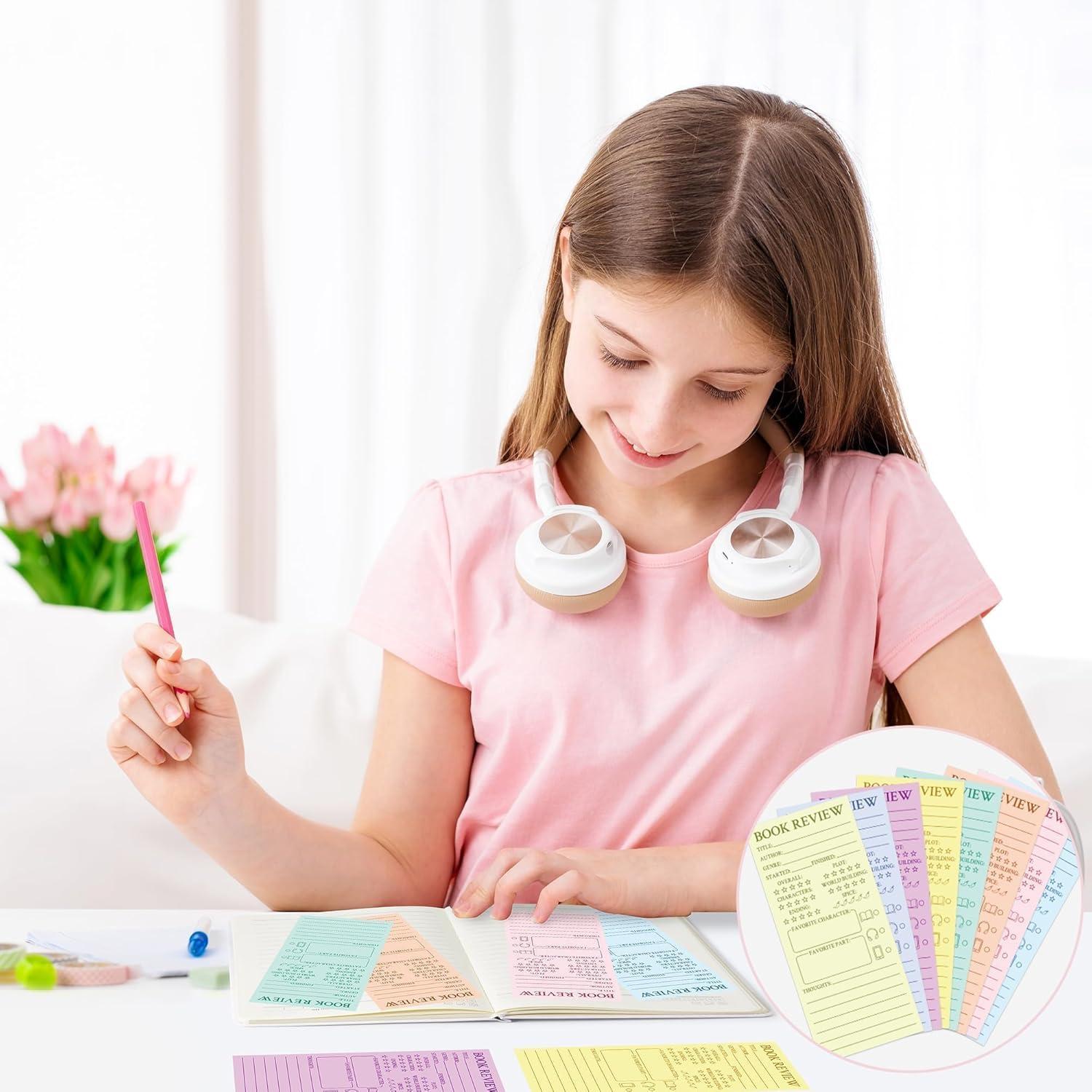 Marcadores de Reseña de Libros Coloridos L1rabe 120 Pcs