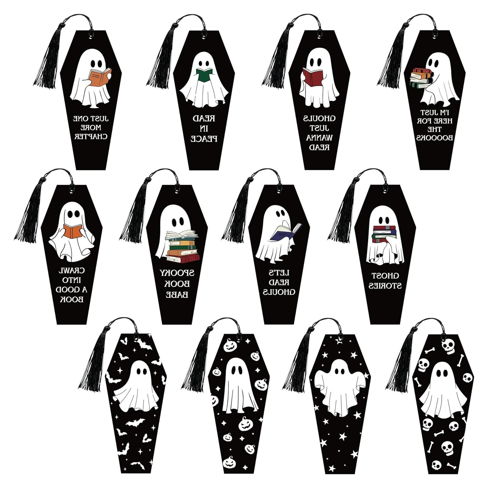 Marcadores de Ataúd Fantasma Laffact - 240 Piezas con Borlas