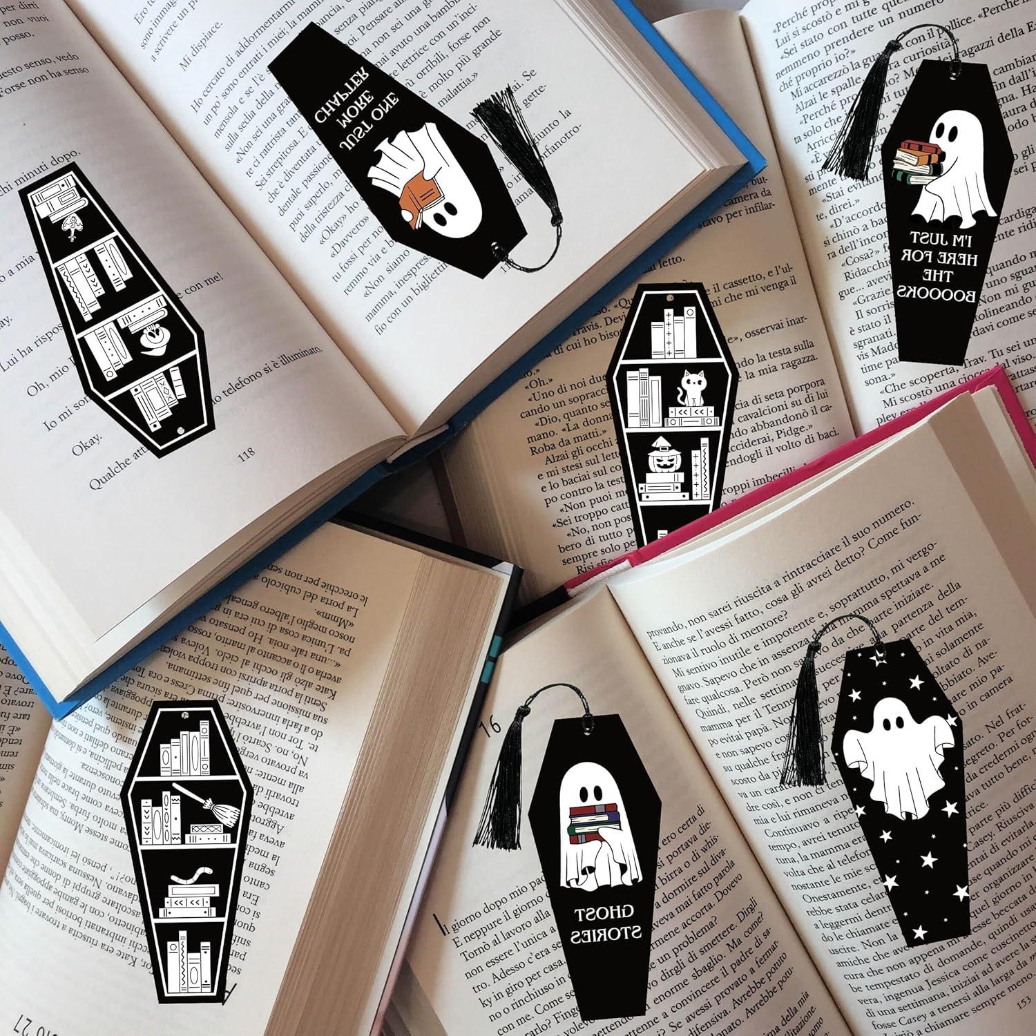 Marcadores de Ataúd Fantasma Laffact - 240 Piezas con Borlas