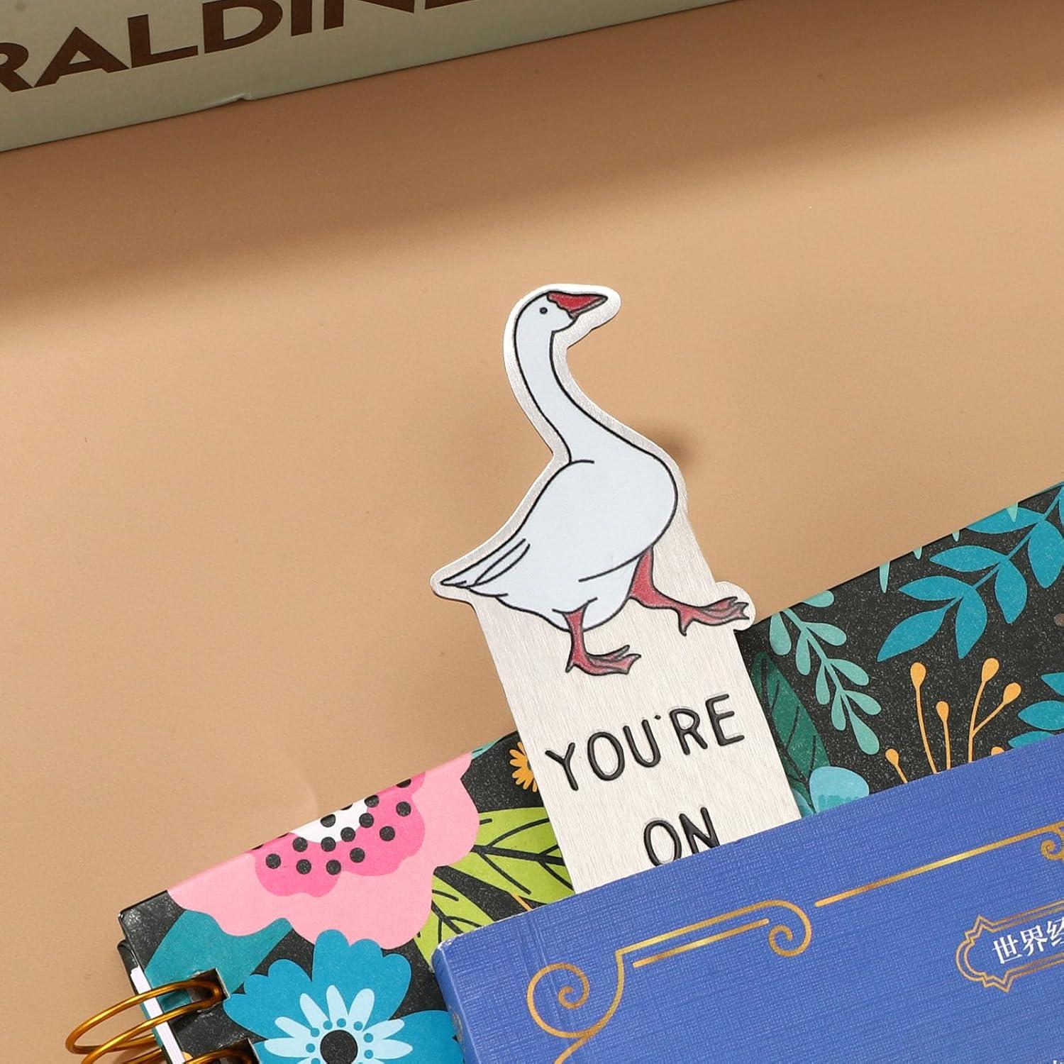 Marcador de Páginas Ganso Tonto Lyreh 13x4 cm Acero Inoxidable