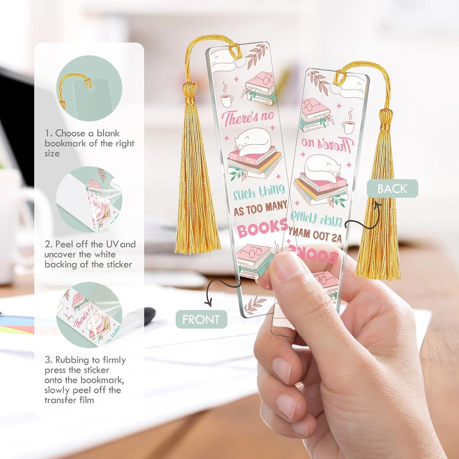 Calcomanías de Marcadores Acrílicos AFRITEE - 24 Hojas DIY