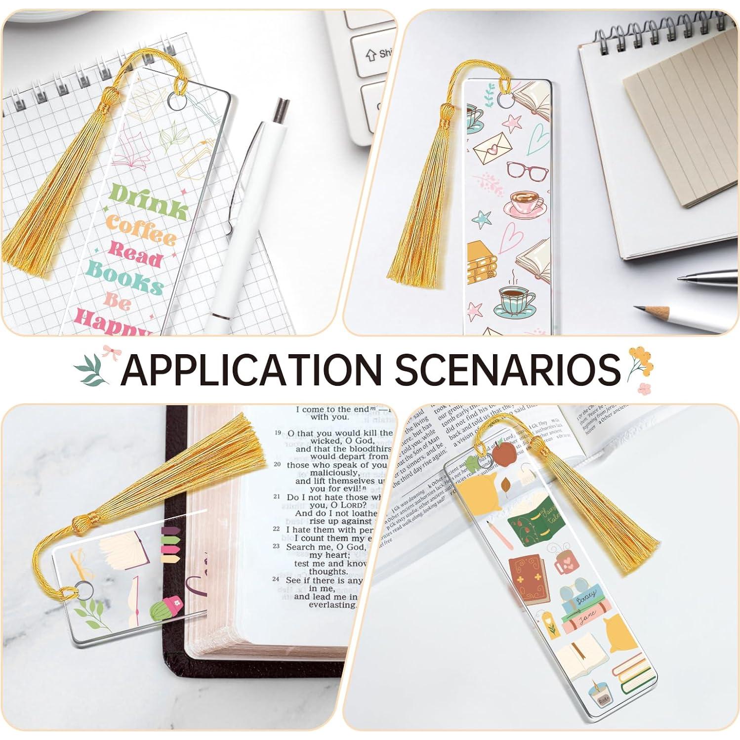 Calcomanías de Marcadores Acrílicos AFRITEE - 24 Hojas DIY